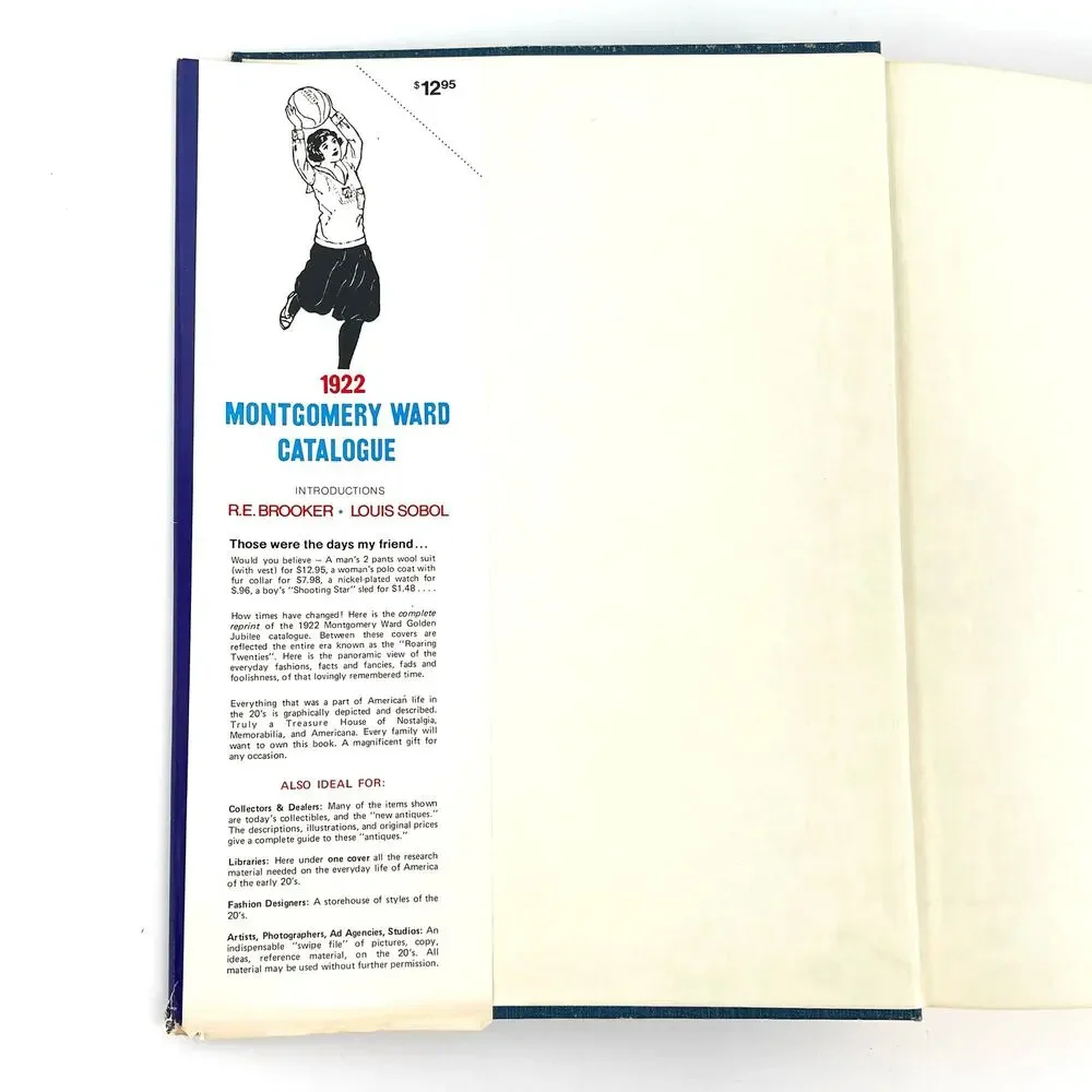 1922 Montgomery Ward Catalog Golden Jubilee hardback book 1969 printing